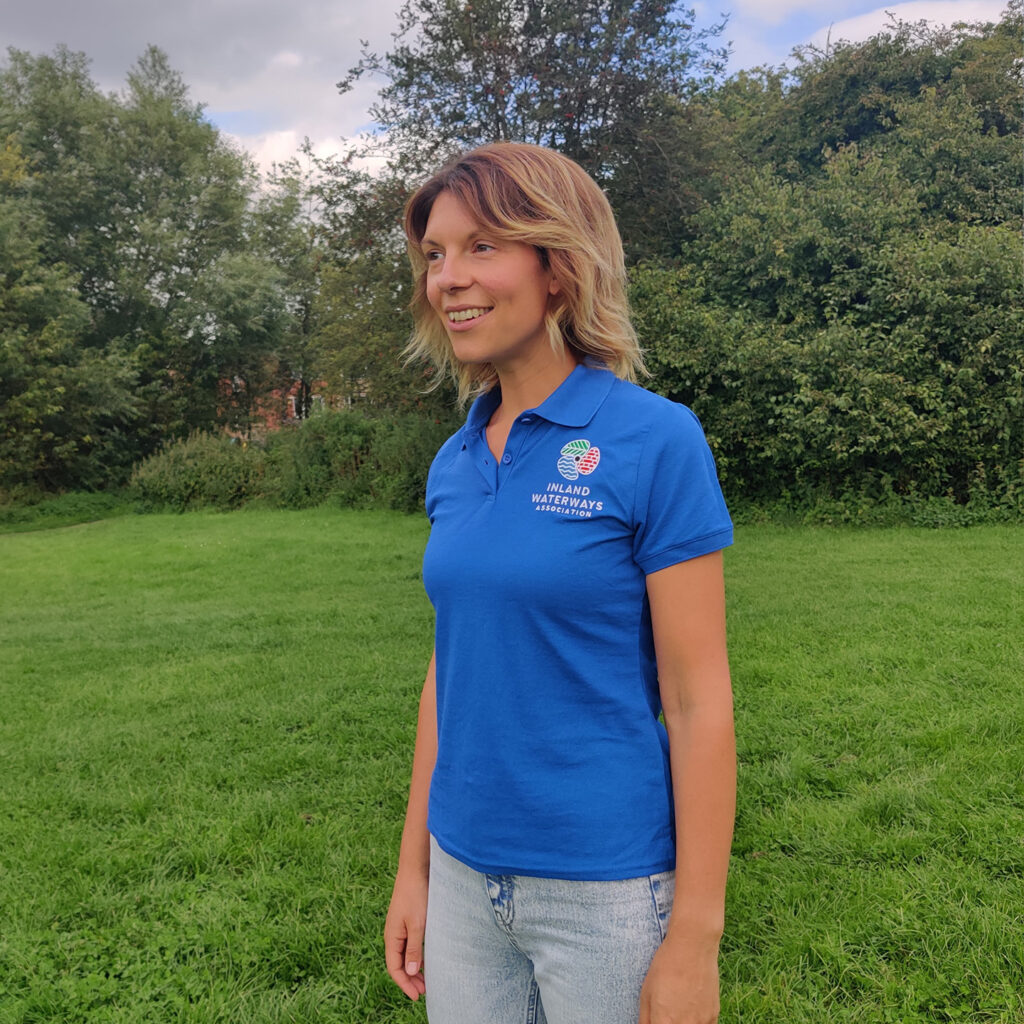 IWA "Lady-fit" Polo Shirt - Blue
